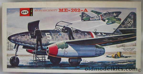 UPC 1/46 Messerschmitt Me-262A (ex-Lindberg), 5059-100 plastic model kit